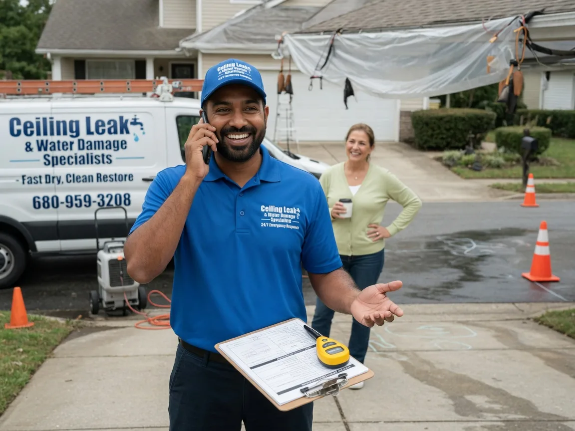 Ceiling Leak Cleanup Rowland, PA FAQs